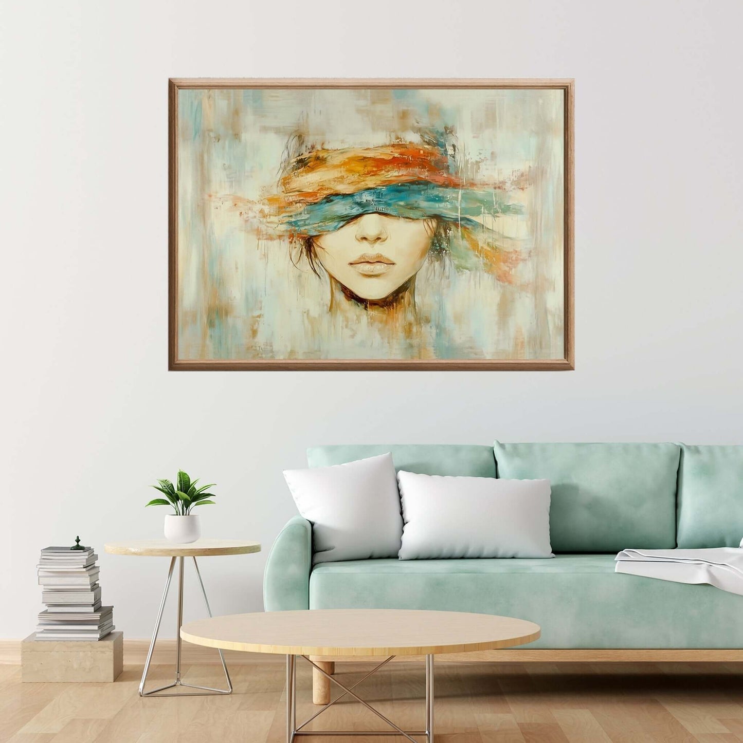 Blind for verden - moderne digitalt maleri med oljemalingstekstur. Trykkes på papir, lerret og akryl. KBentz.no