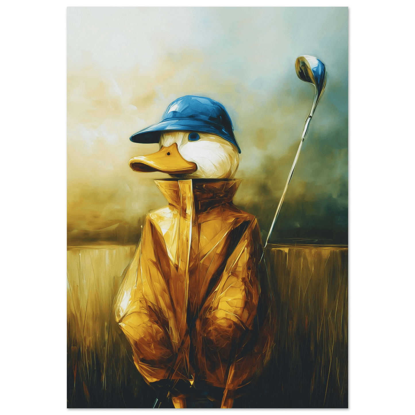 Early Birdie – KI digital oljemaling trykket på papir, lerret, aluminium, akryl og tre | KBentz.no