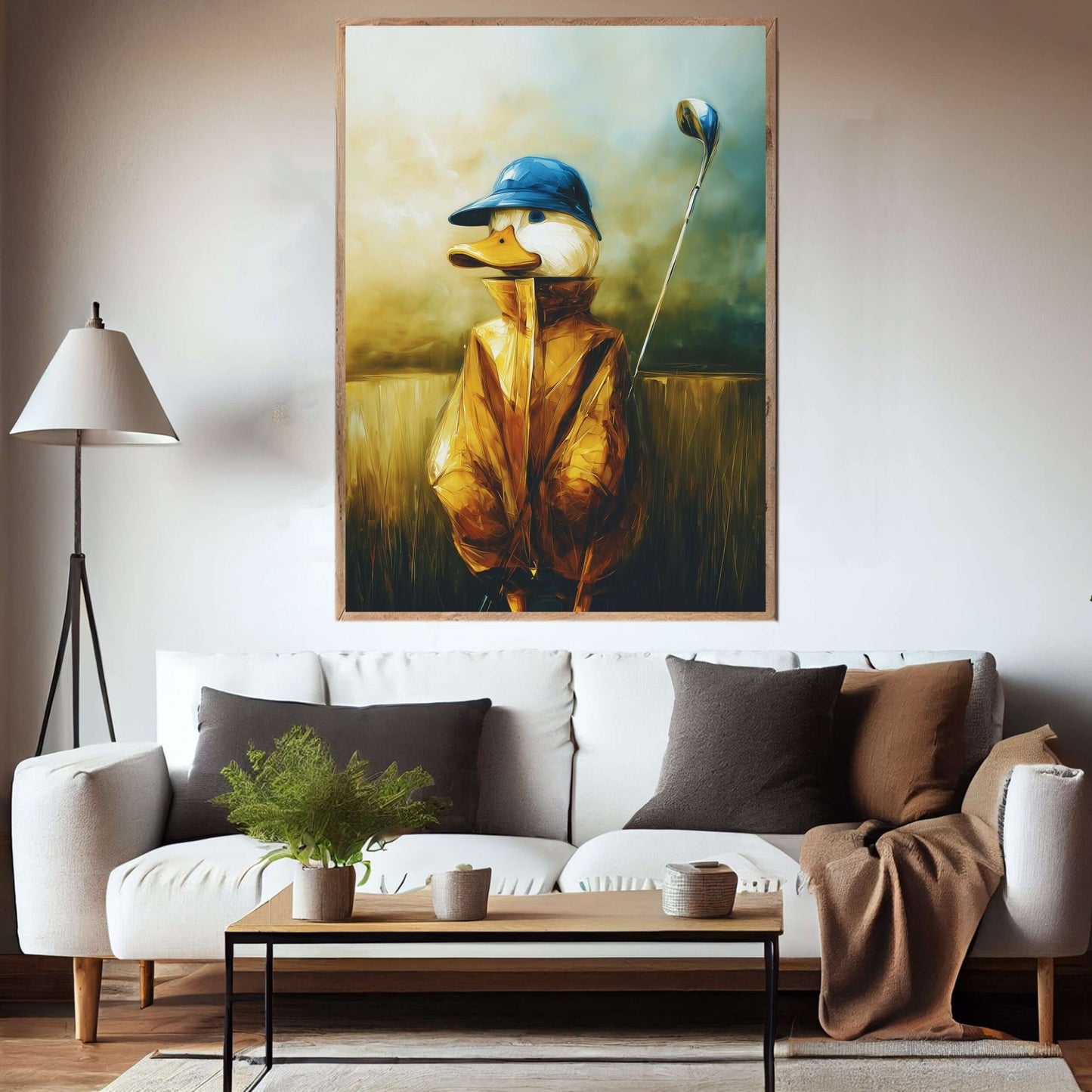 Early Birdie – KI digital oljemaling trykket på papir, lerret, aluminium, akryl og tre | KBentz.no