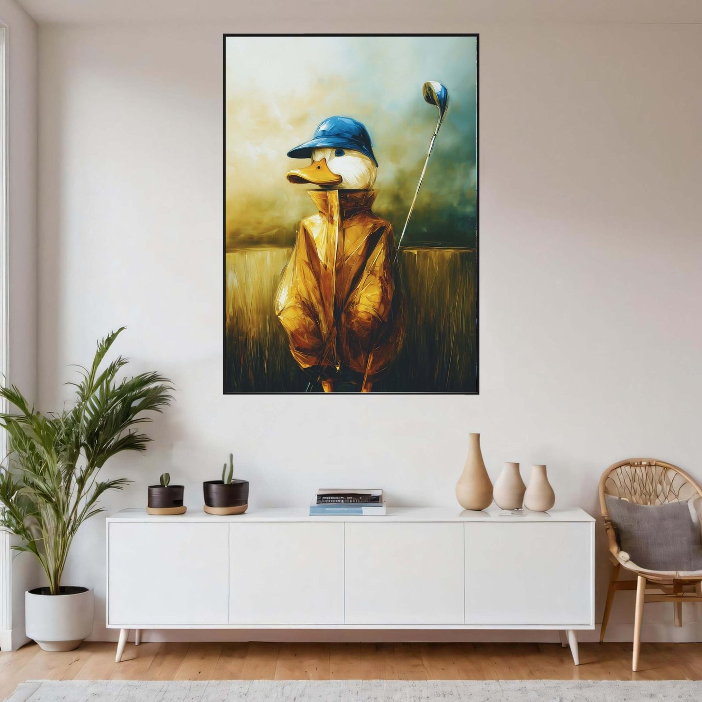 Early Birdie – KI digital oljemaling trykket på papir, lerret, aluminium, akryl og tre | KBentz.no
