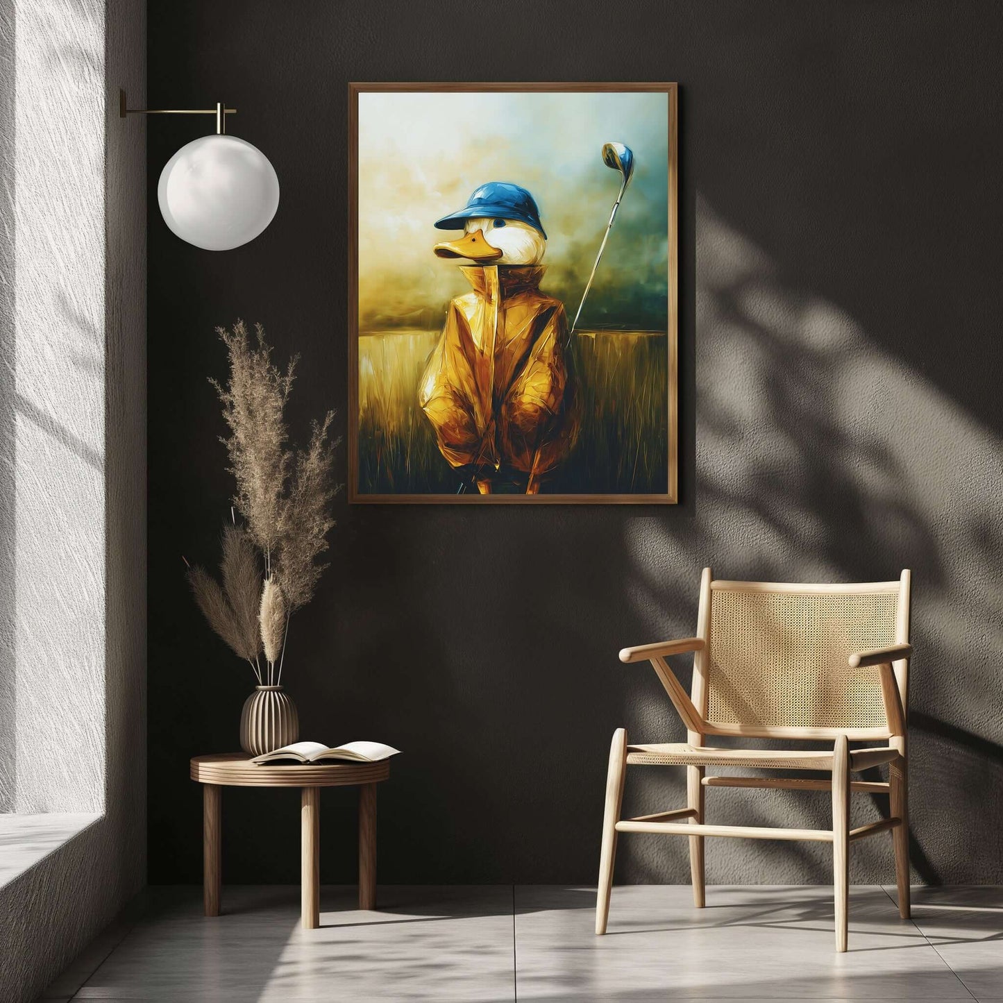 Early Birdie – KI digital oljemaling trykket på papir, lerret, aluminium, akryl og tre | KBentz.no