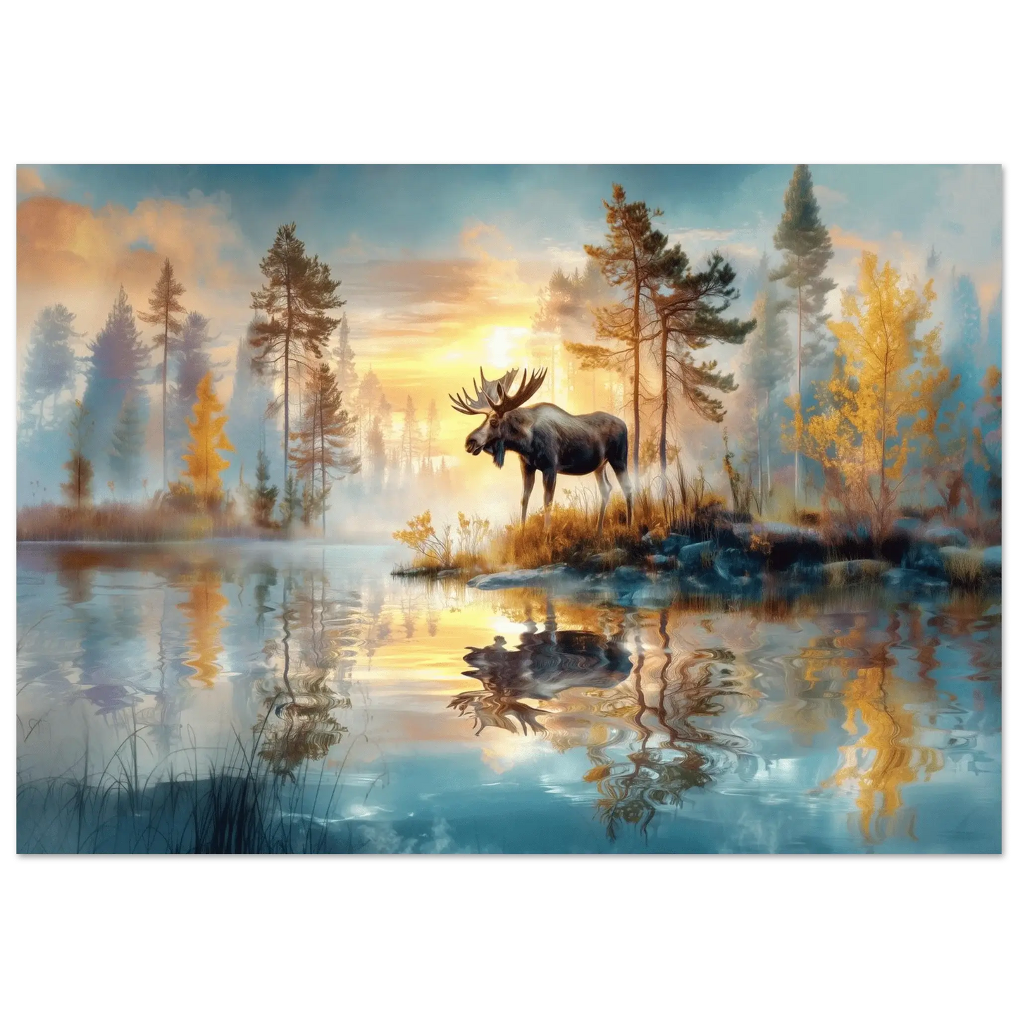 Elg og speilbilde - KBentz.no