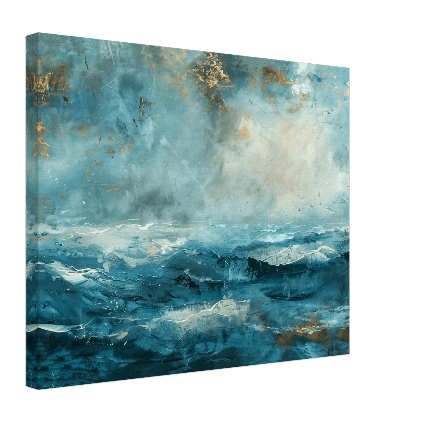 Storm – KI digital oljemaling trykket på papir, lerret, aluminium, akryl og tre | KBentz.no