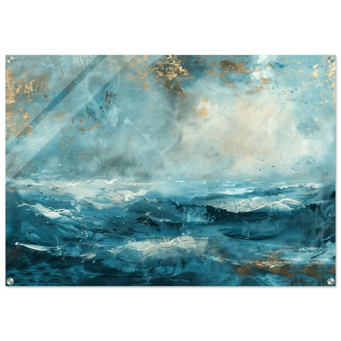 Storm – KI digital oljemaling trykket på papir, lerret, aluminium, akryl og tre | KBentz.no