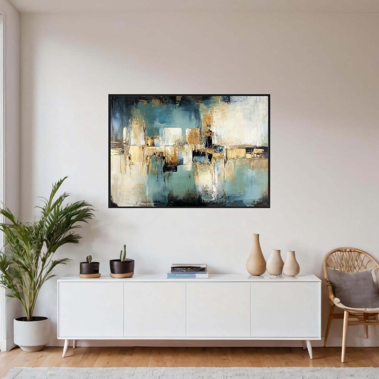 Urban Ekko – KI digital oljemaling trykket på papir, lerret, aluminium, akryl og tre | KBentz.no