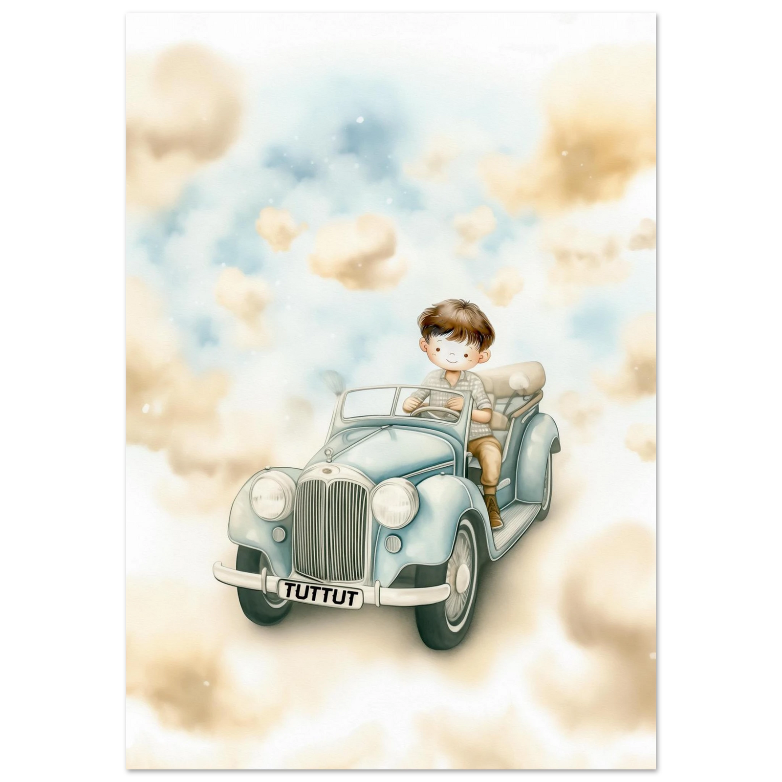 Drømmebil blant skyer