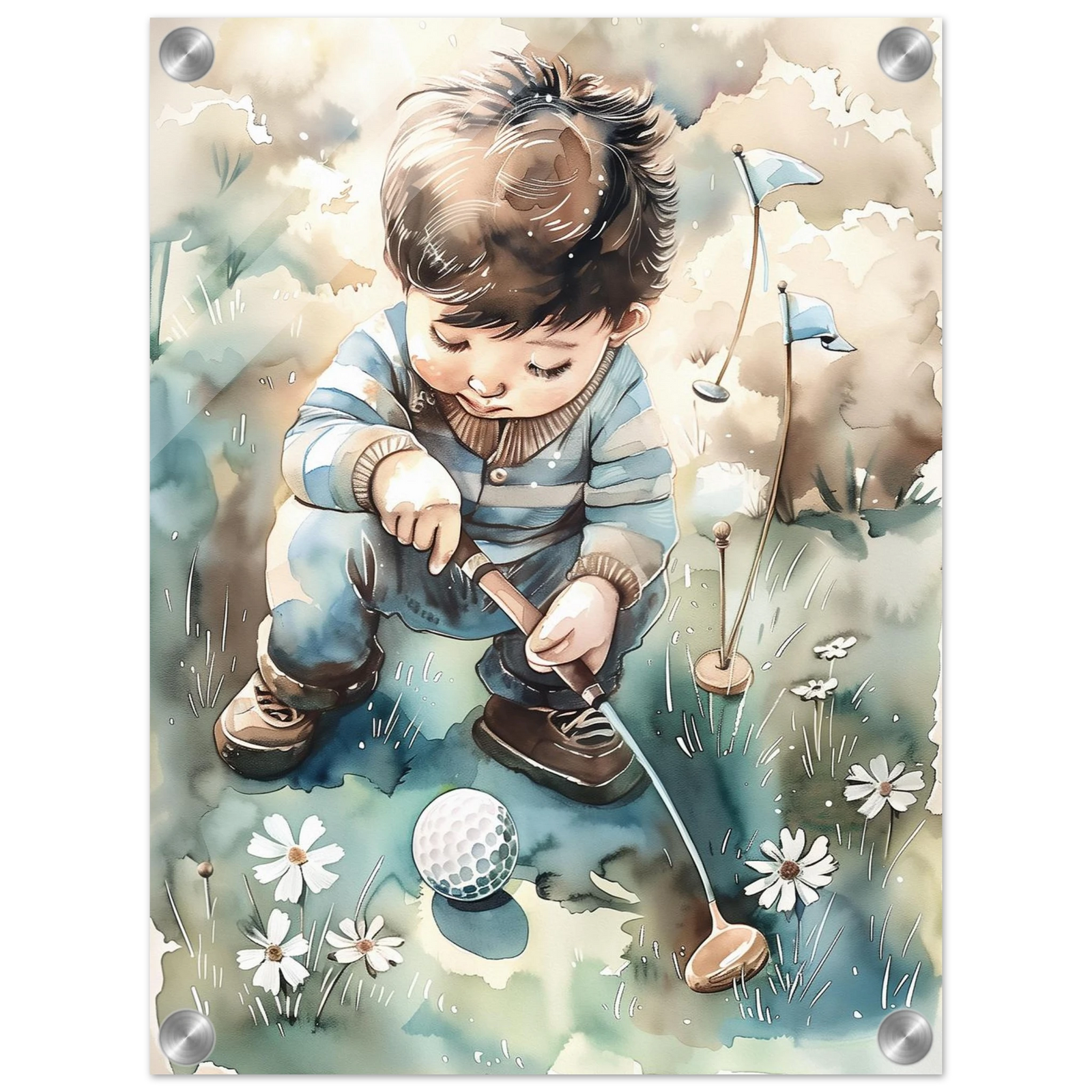 Golfdrøm i blomstereng