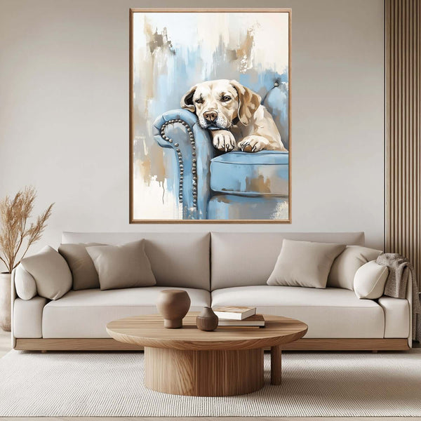 Venter tålmodig - moderne digitalt maleri med oljemalingstekstur. Trykkes på papir, lerret og akryl. KBentz.no