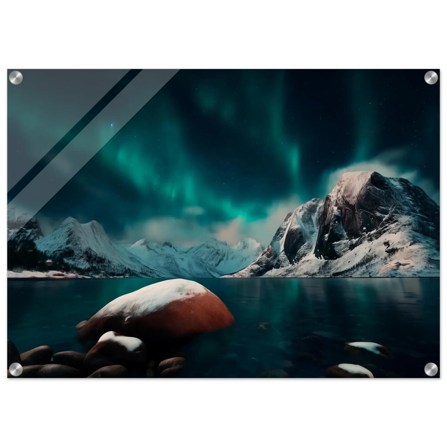 Nordlysets magi - KBentz.no – moderne veggkunst | KBentz.no