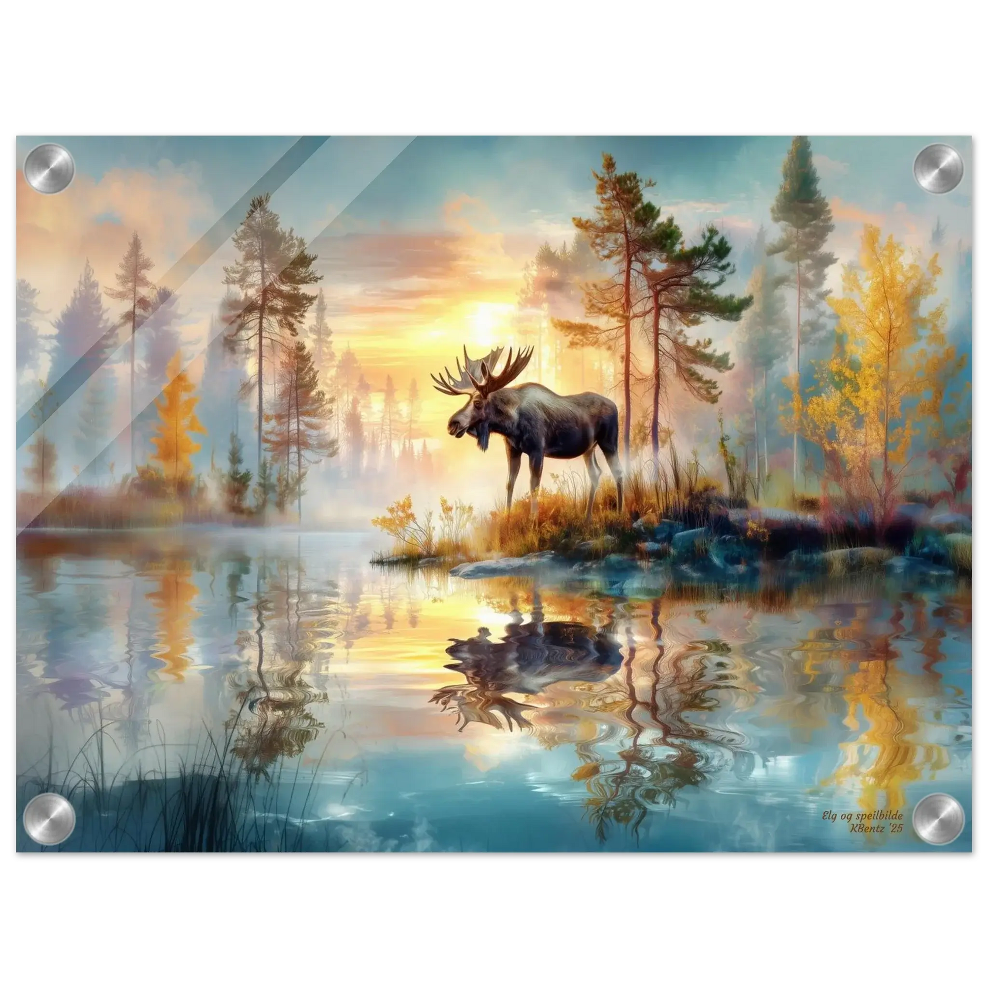 Elg i speilbilde - KBentz.no