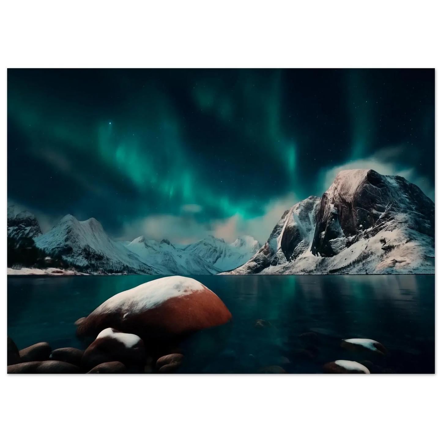 Nordlysets magi - KBentz.no – moderne veggkunst | KBentz.no