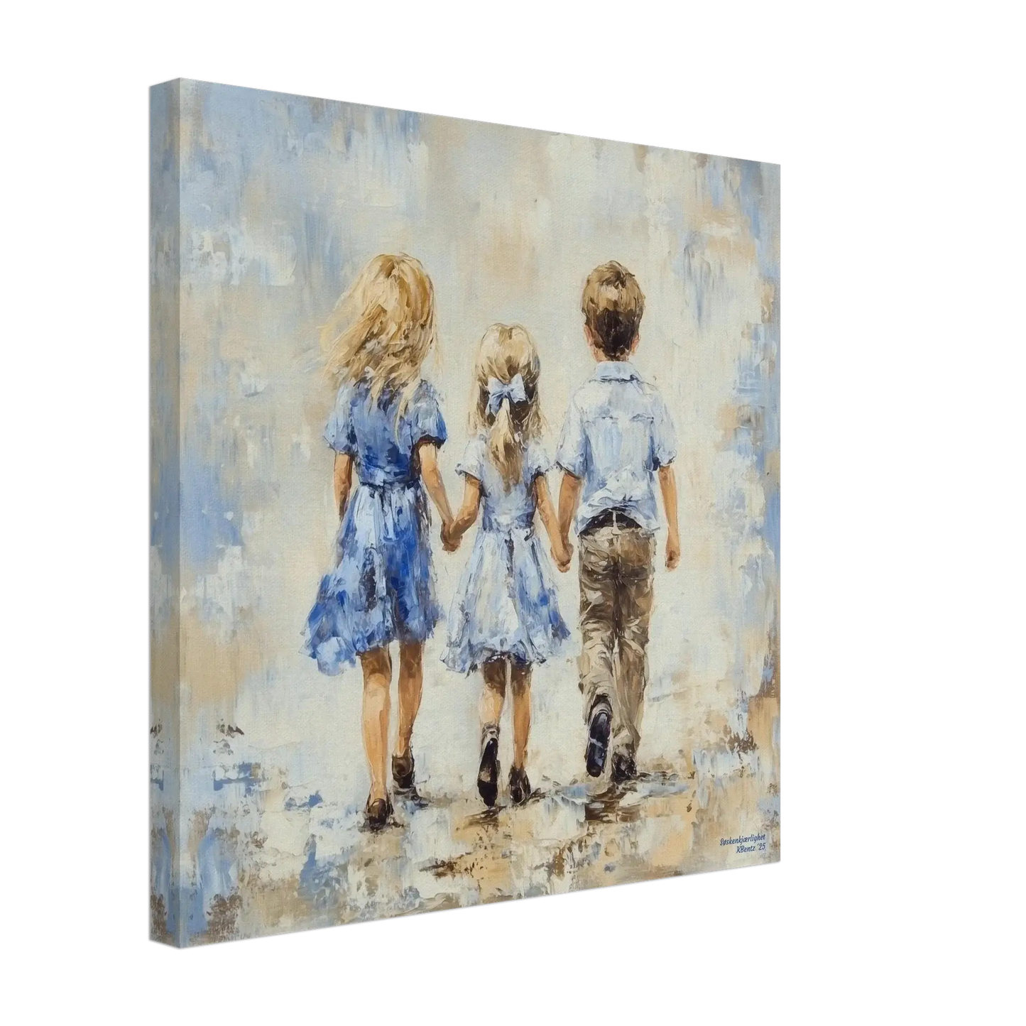 Søskenkjærlighet - KBentz.no – moderne veggkunst | KBentz.no