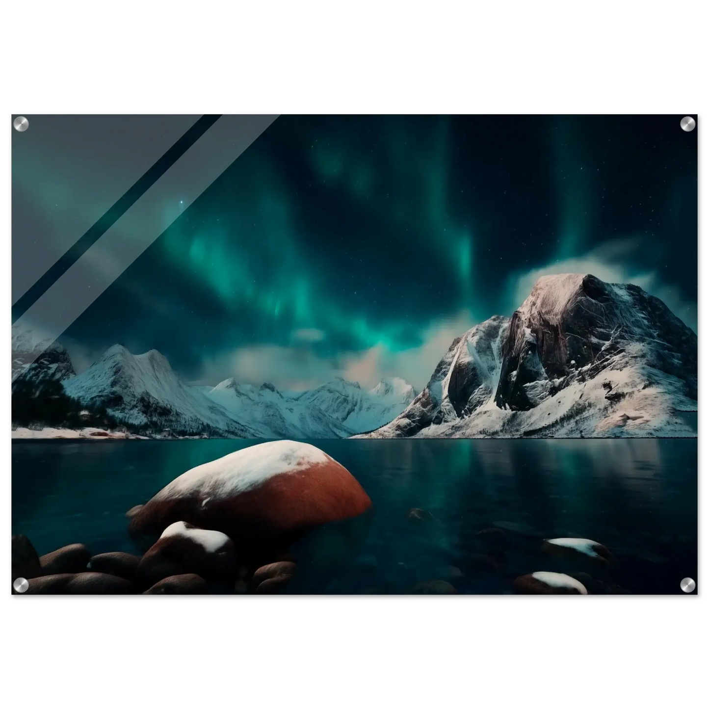 Nordlysets magi - KBentz.no – moderne veggkunst | KBentz.no