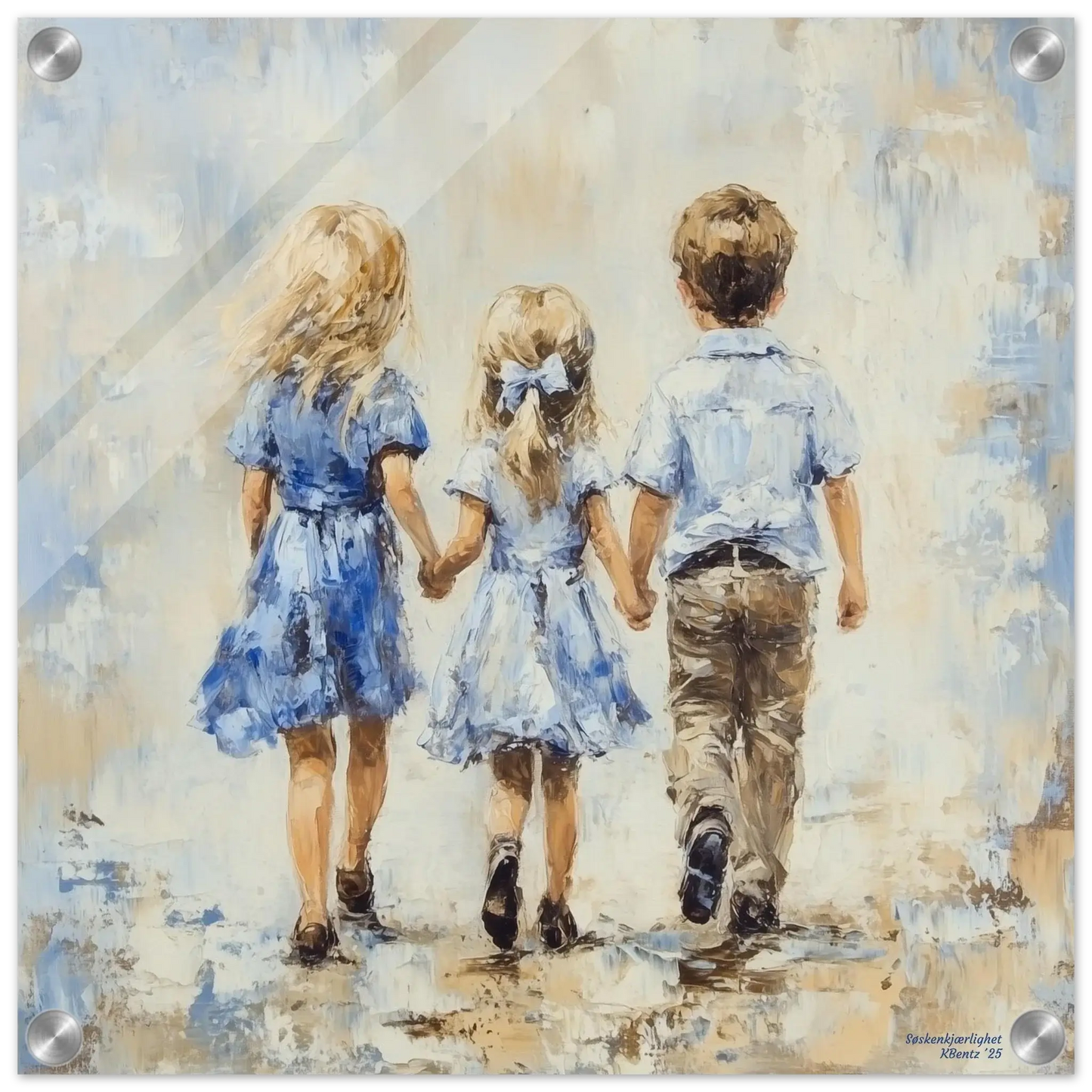 Søskenkjærlighet - KBentz.no – moderne veggkunst | KBentz.no