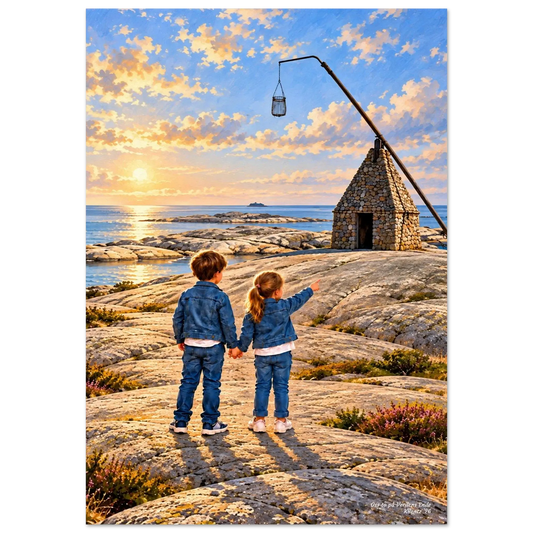 Oss to på Verdens Ende – veggbilde fra KBentz