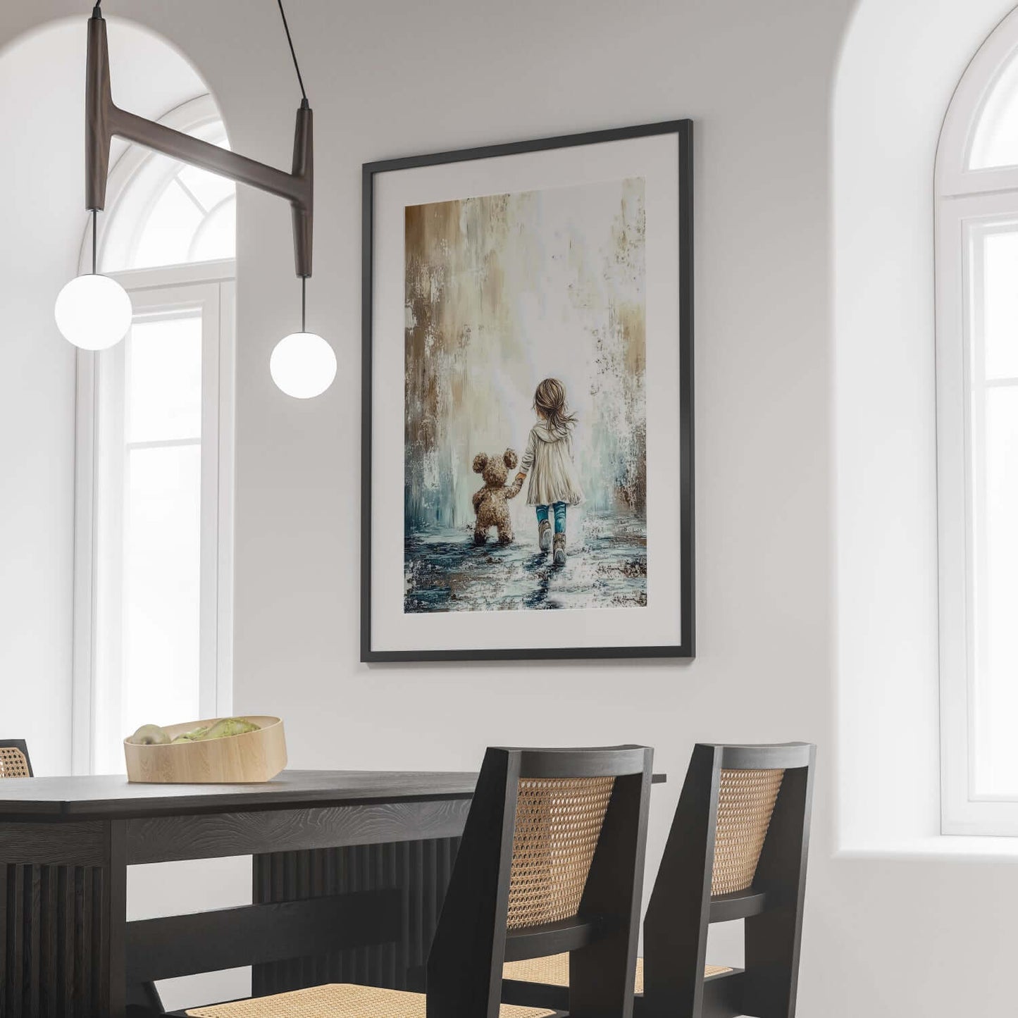 Myk Trygghet - moderne digitalt maleri med oljemalingstekstur. Trykkes på papir, lerret og akryl. KBentz.no