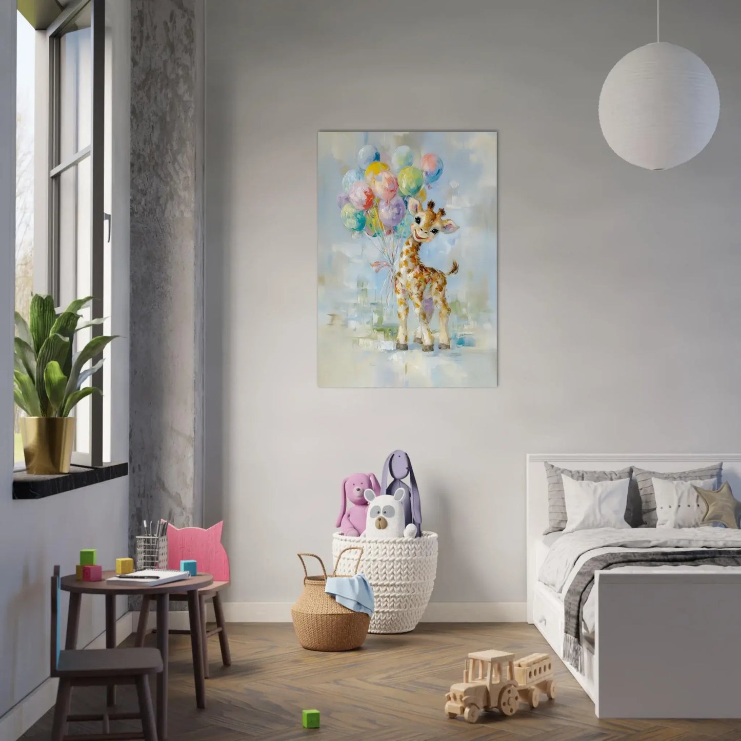 Glad giraff - KBentz.no – moderne veggkunst | KBentz.no
