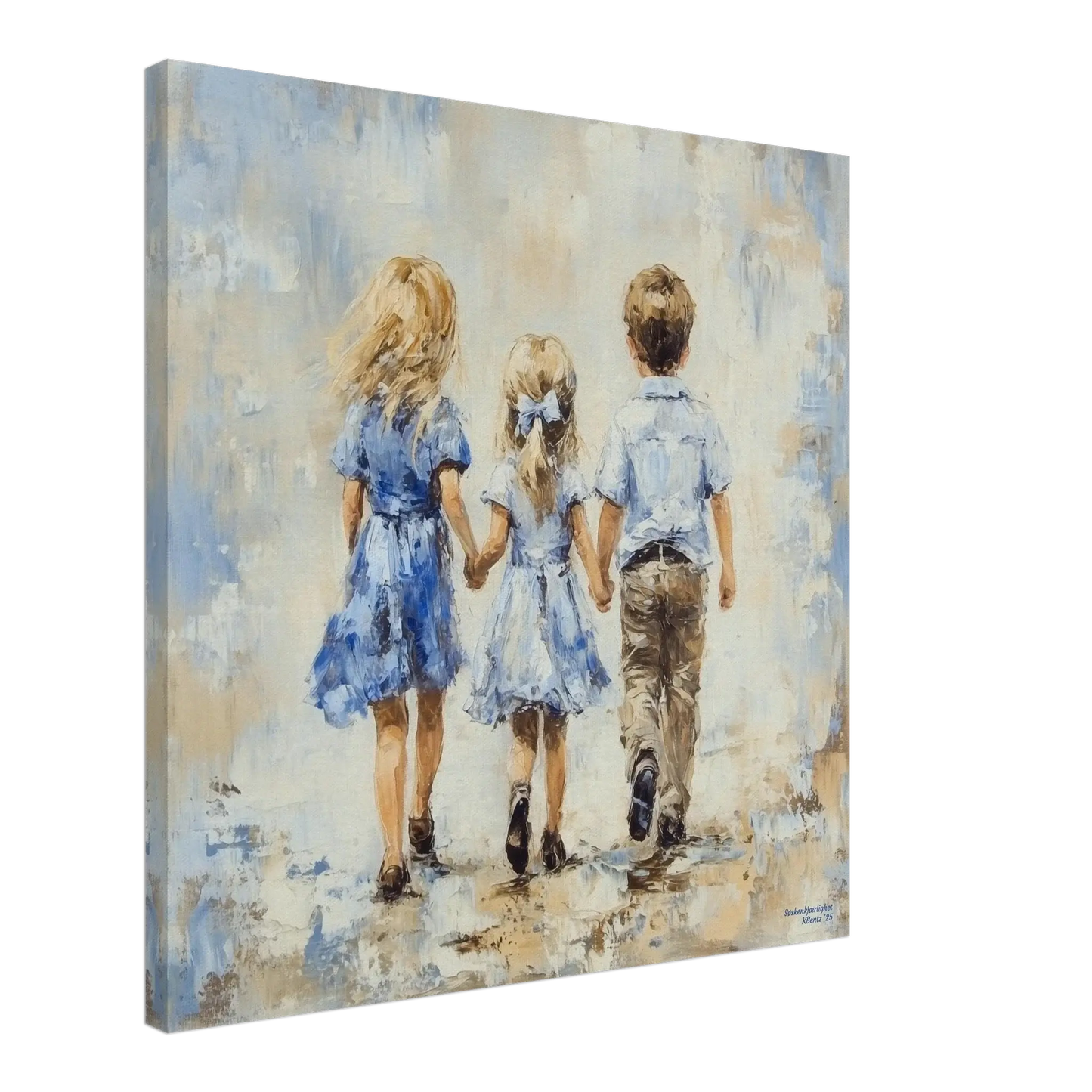 Søskenkjærlighet - KBentz.no – moderne veggkunst | KBentz.no