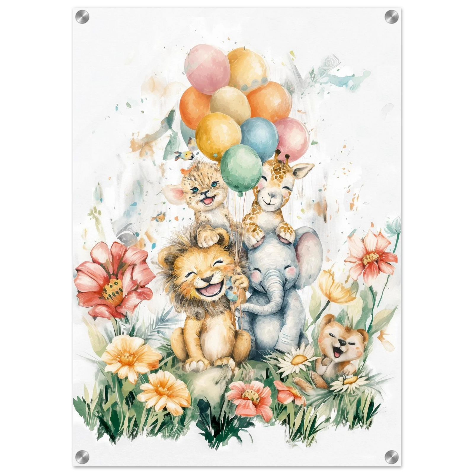 Ballongbukett og Blomster