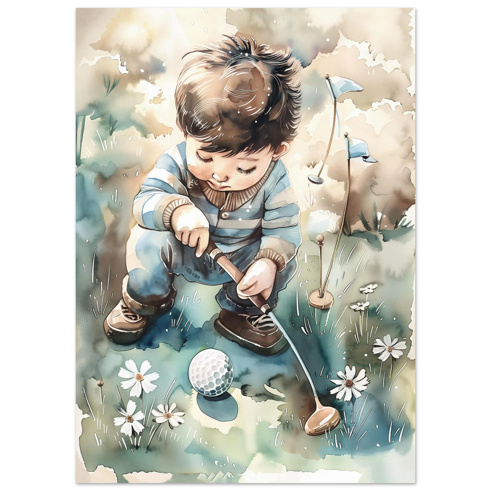 Golfdrøm i blomstereng