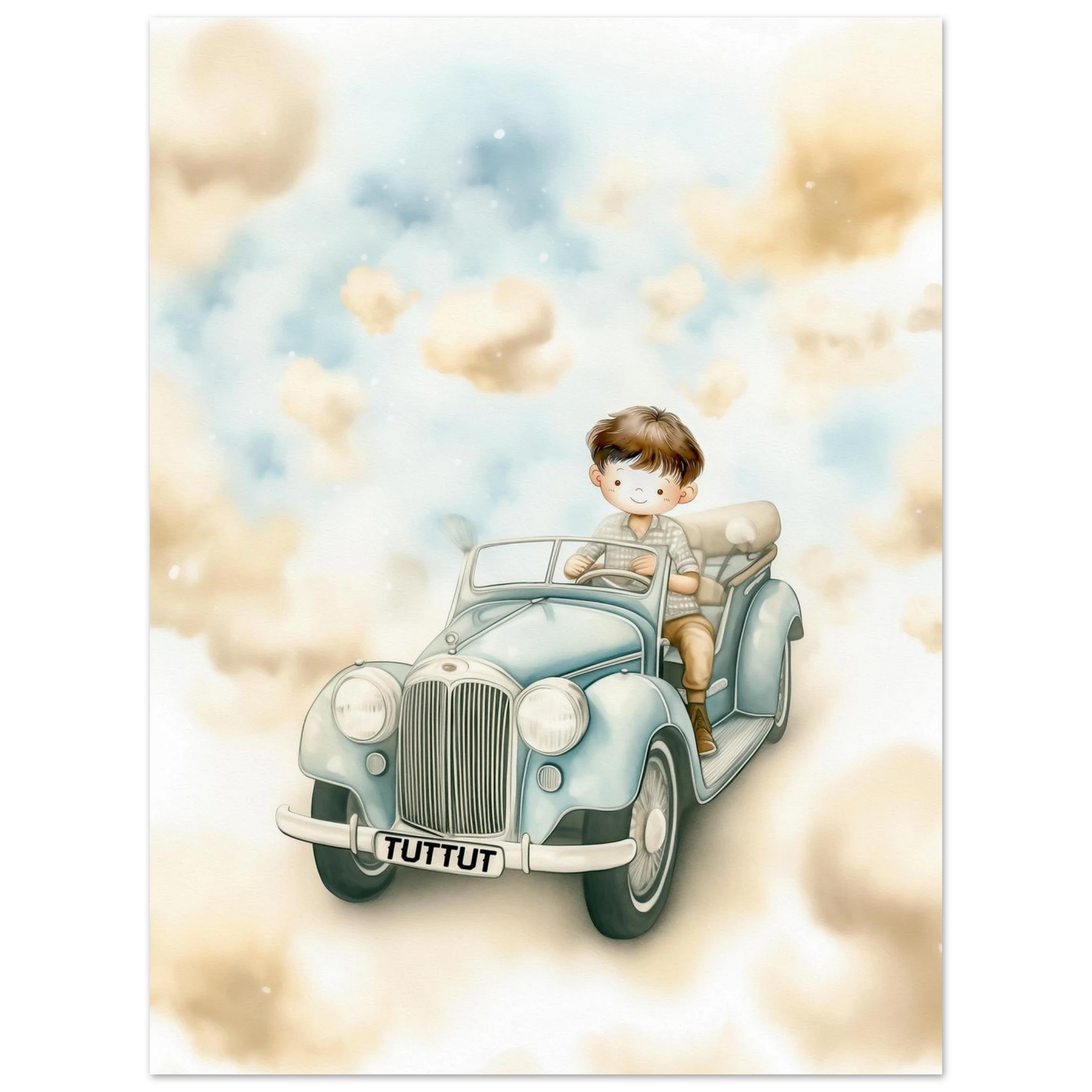 Drømmebil blant skyer