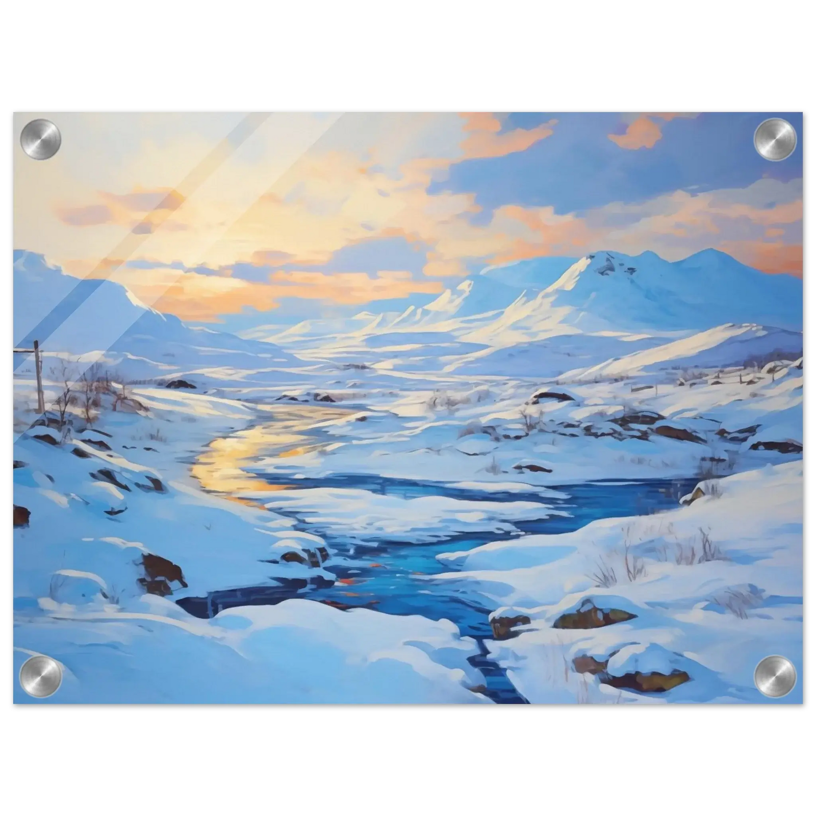 Vinterlys over Elven