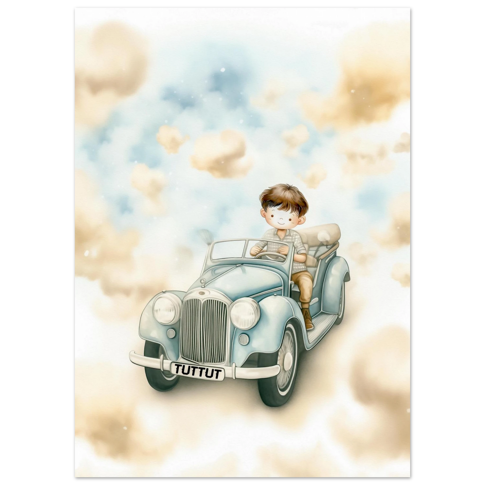 Drømmebil blant skyer