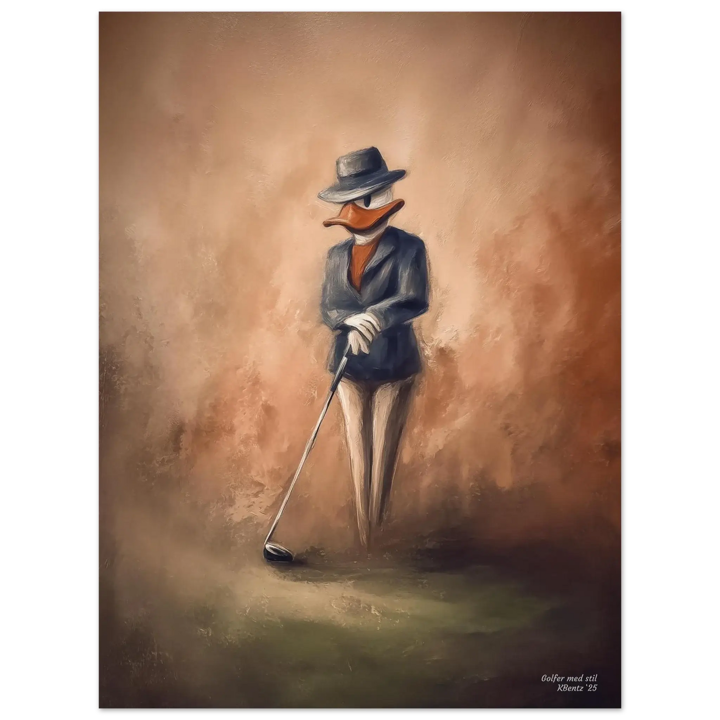 Golfer med stil - KBentz.no – moderne veggkunst | KBentz.no