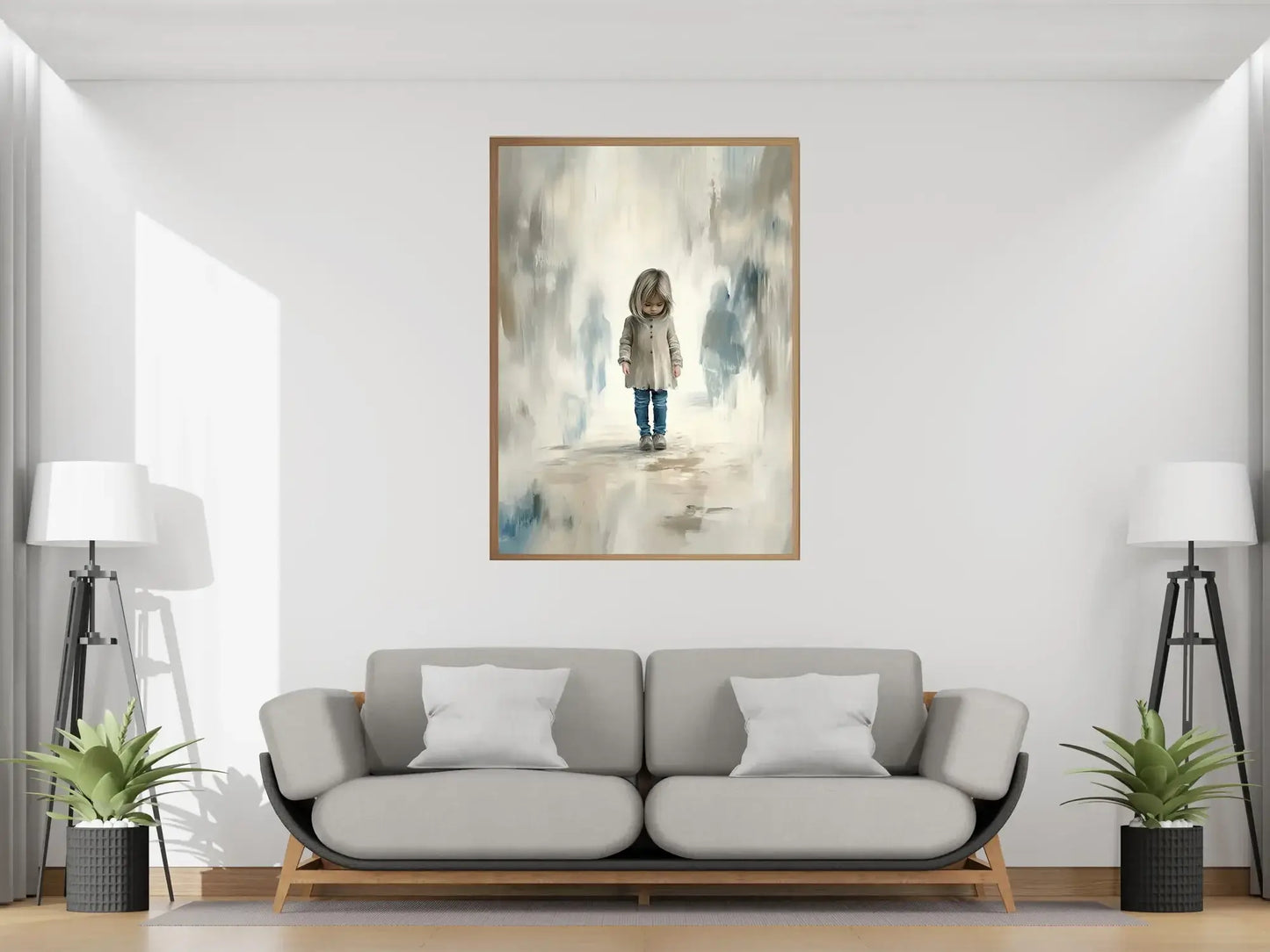 Alene - men modig - KBentz.no – moderne veggkunst | KBentz.no