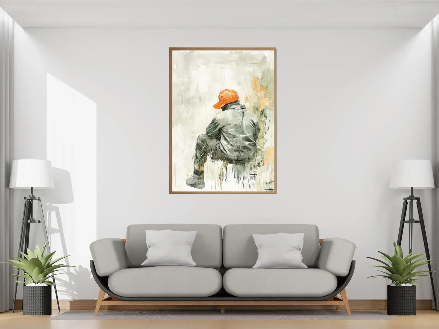 En stille ferd – moderne veggkunst | KBentz.no