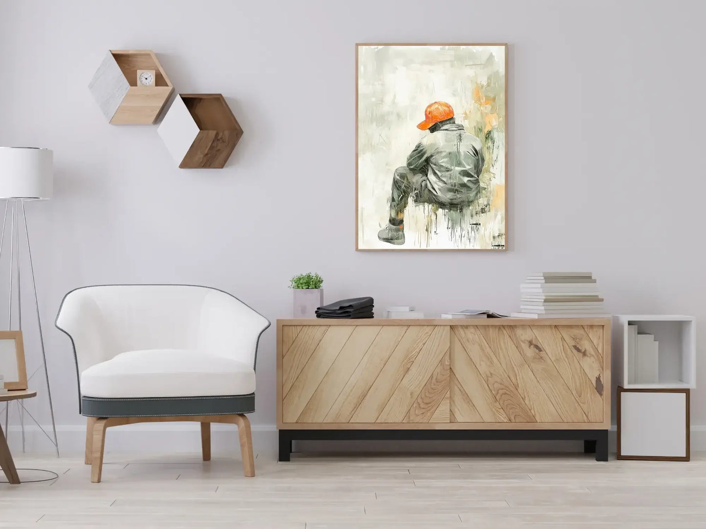En stille ferd – moderne veggkunst | KBentz.no