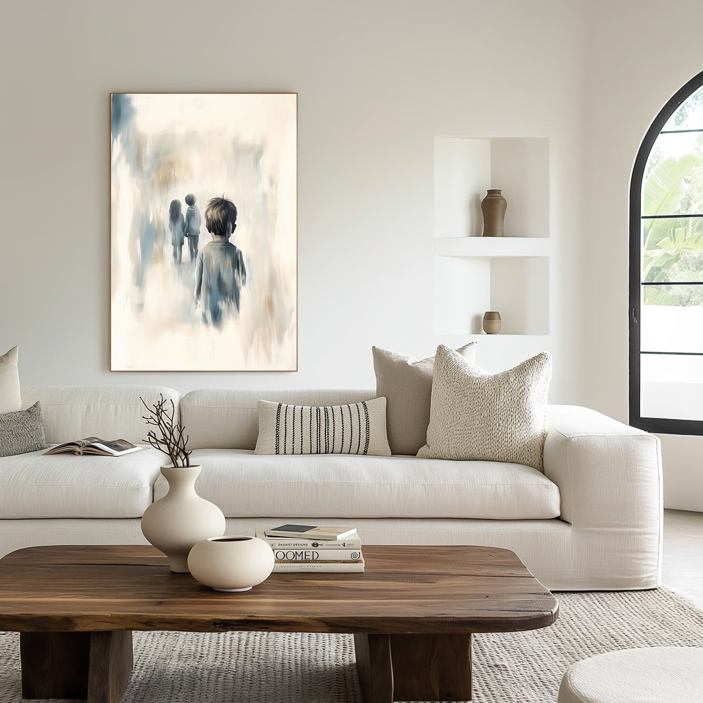 Et håp om å høre til - moderne digitalt maleri med oljemalingstekstur. Trykkes på papir, lerret og akryl. KBentz.no