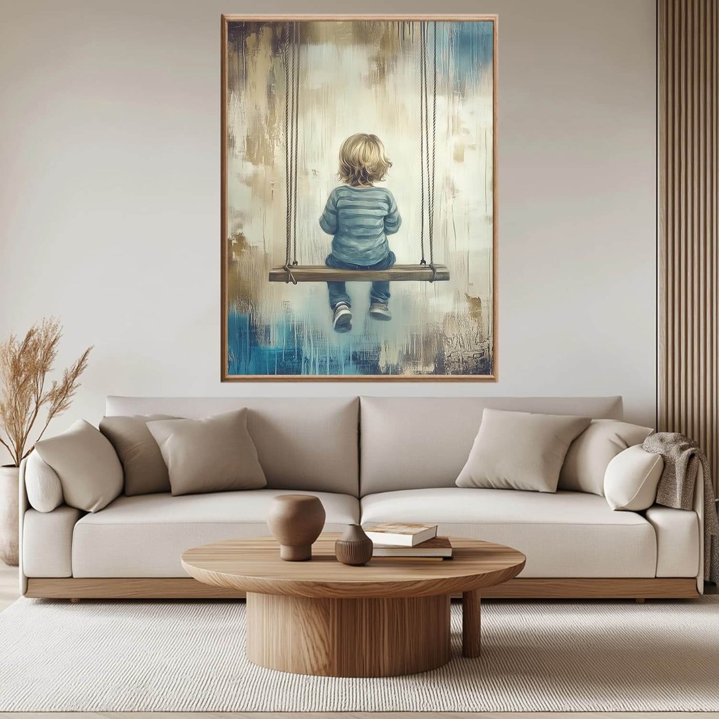 Et stille øyeblikk - moderne digitalt maleri med oljemalingstekstur. Trykkes på papir, lerret og akryl. KBentz.no