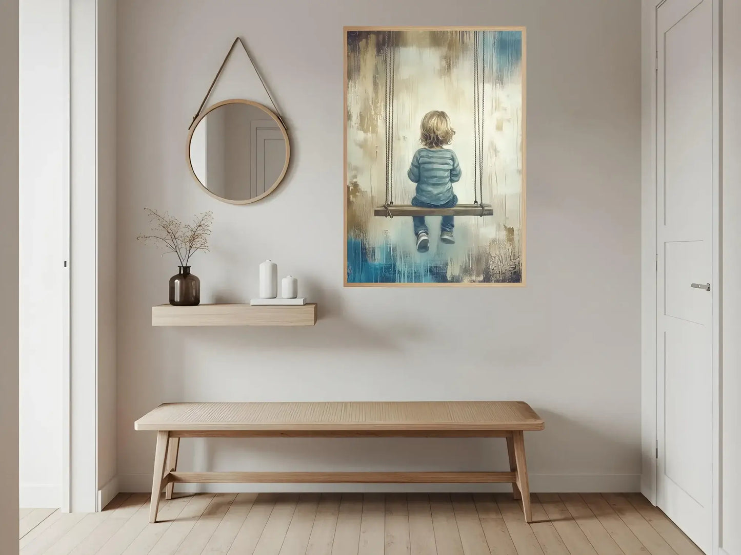 Et stille øyeblikk – moderne veggkunst | KBentz.no