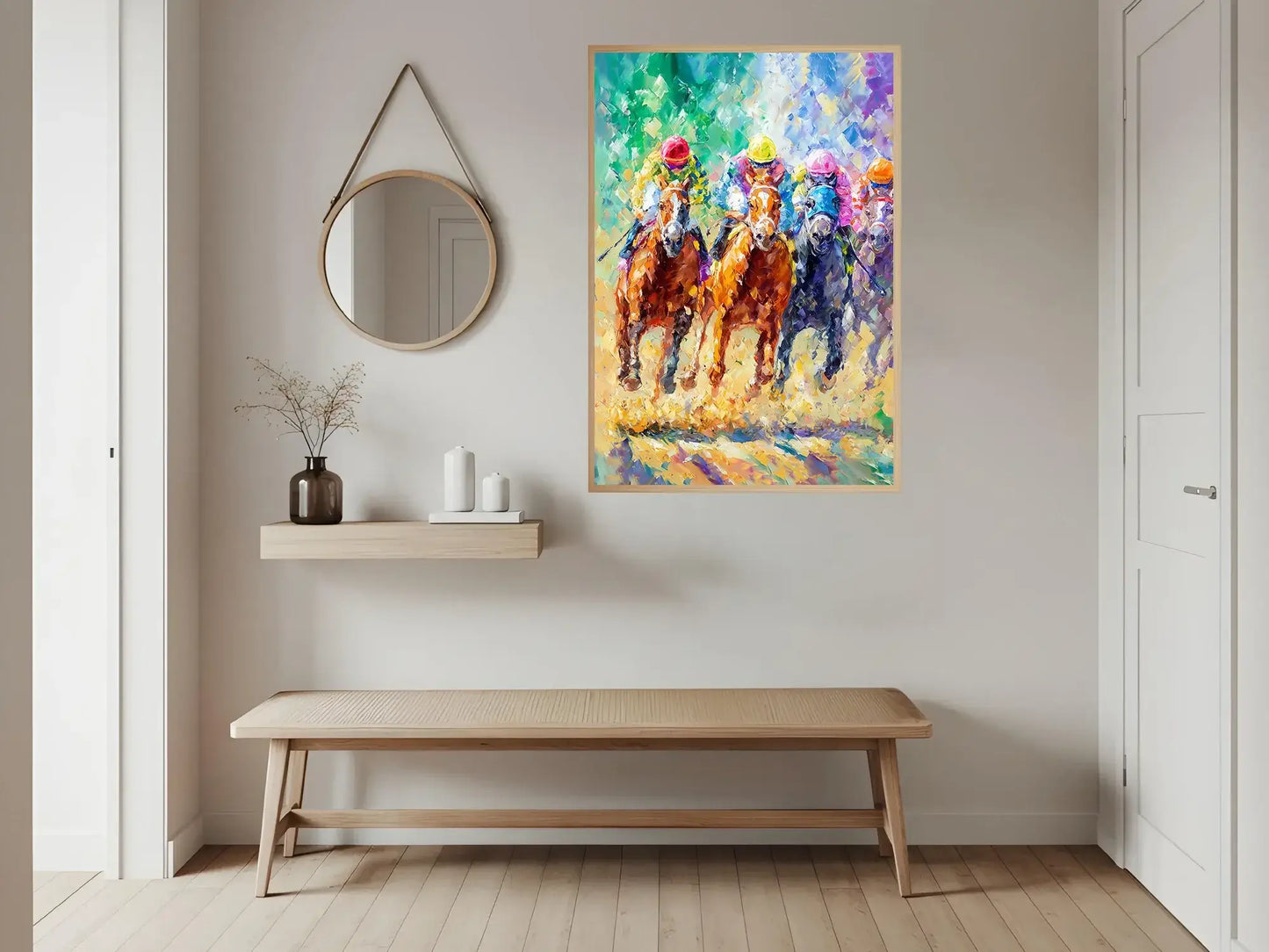 Farger i galopp – moderne veggkunst | KBentz.no
