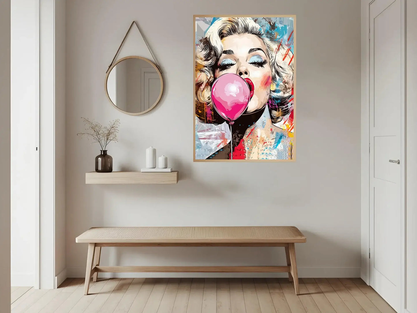 Glam Pop Queen – moderne veggkunst | KBentz.no
