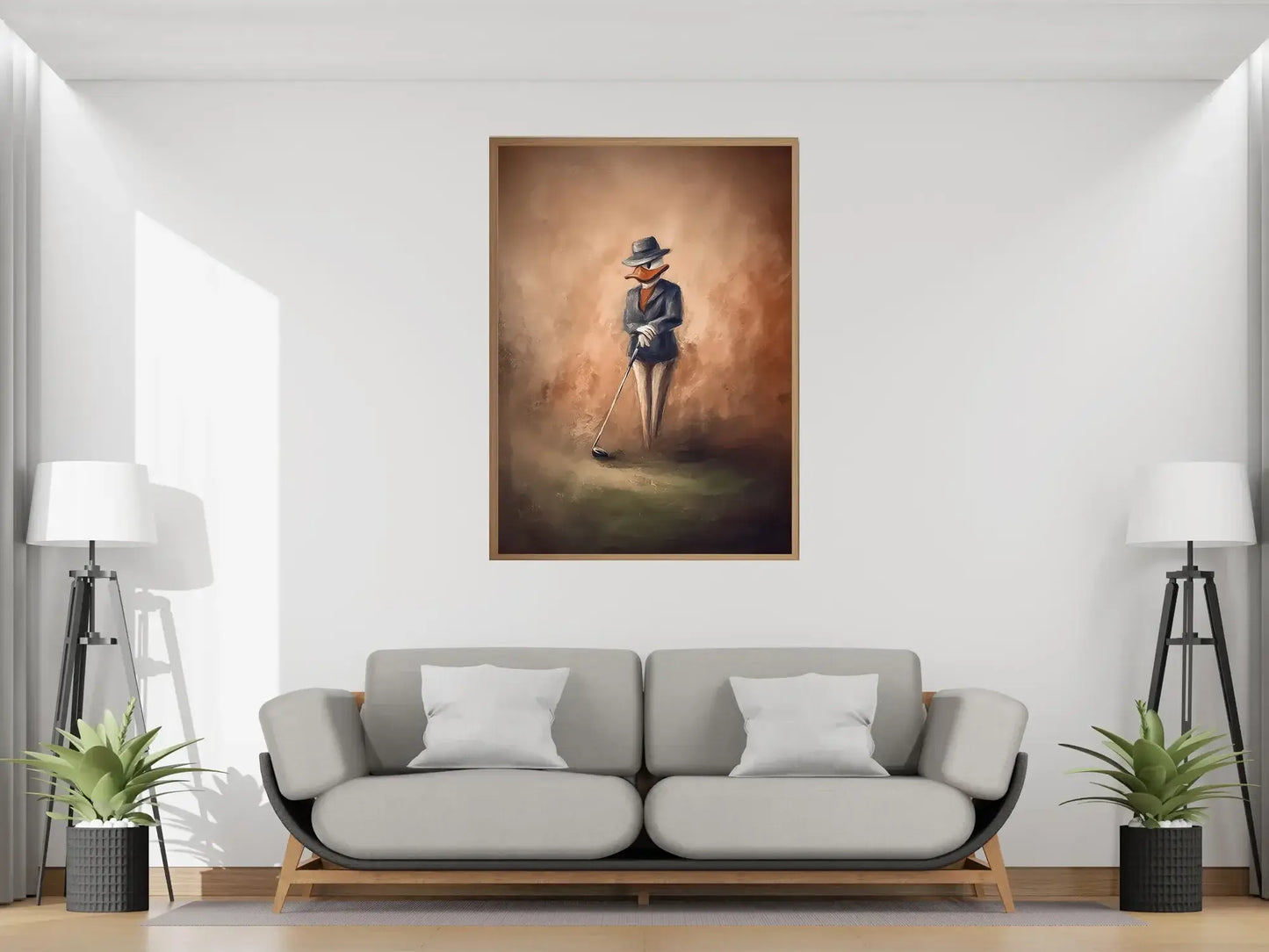 Golfer med stil – moderne veggkunst | KBentz.no