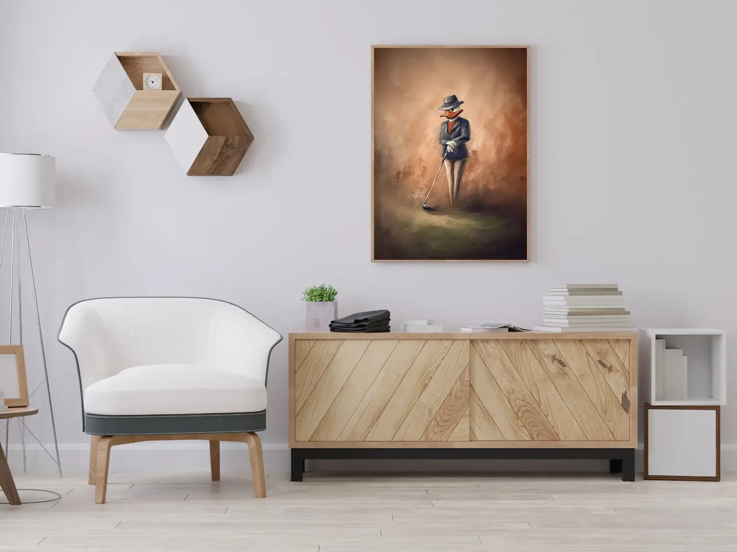 Golfer med stil – moderne veggkunst | KBentz.no