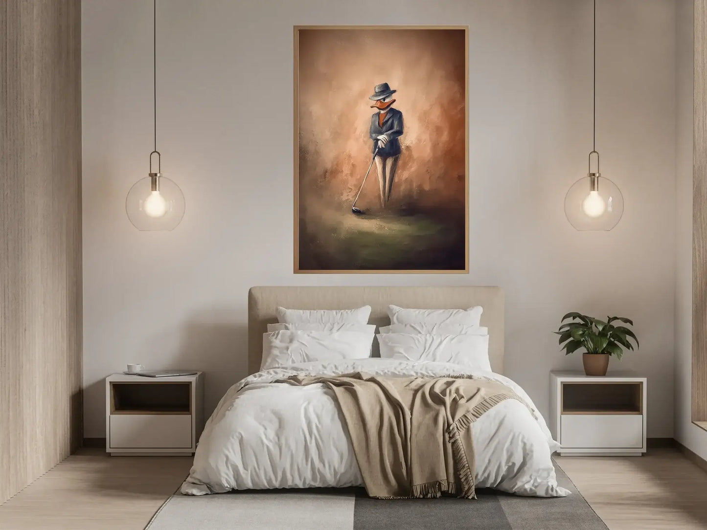 Golfer med stil – moderne veggkunst | KBentz.no