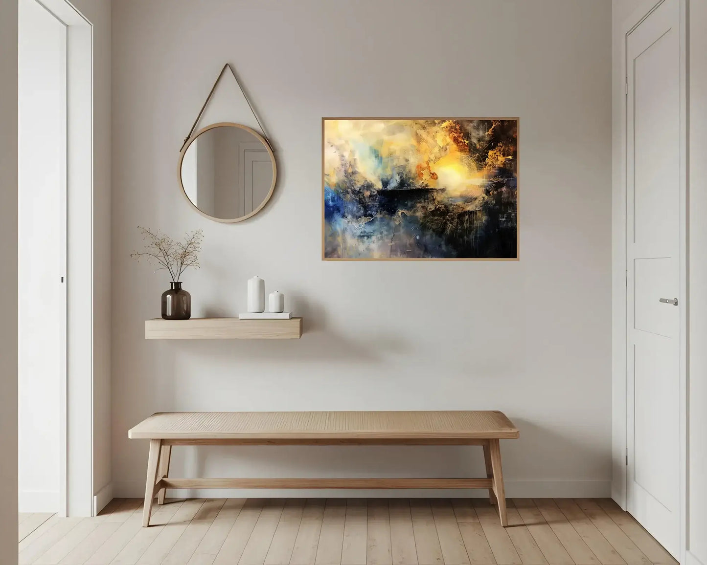 Lysets opprinnelse – moderne veggkunst | KBentz.no