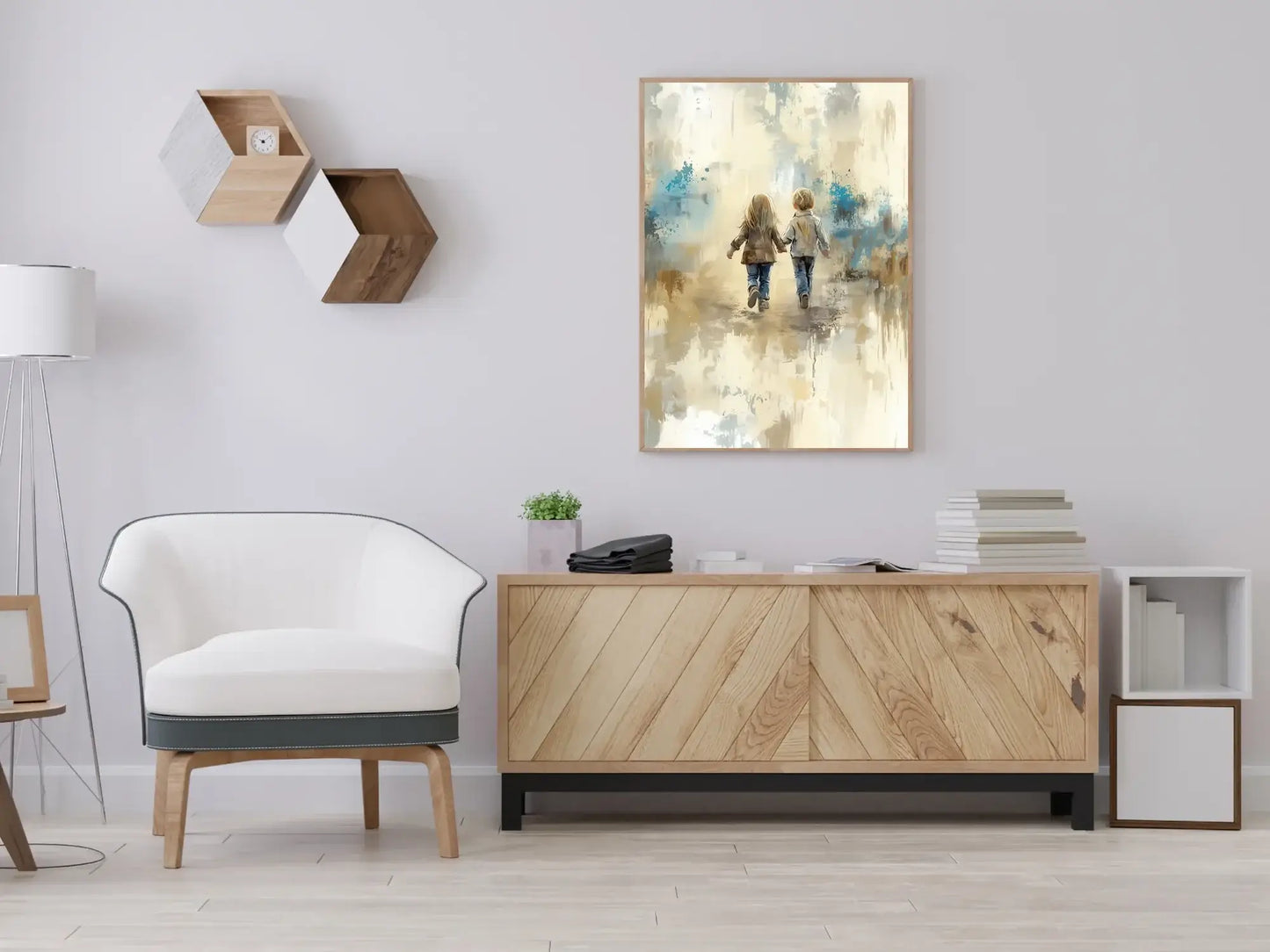 To små venner – moderne veggkunst | KBentz.no