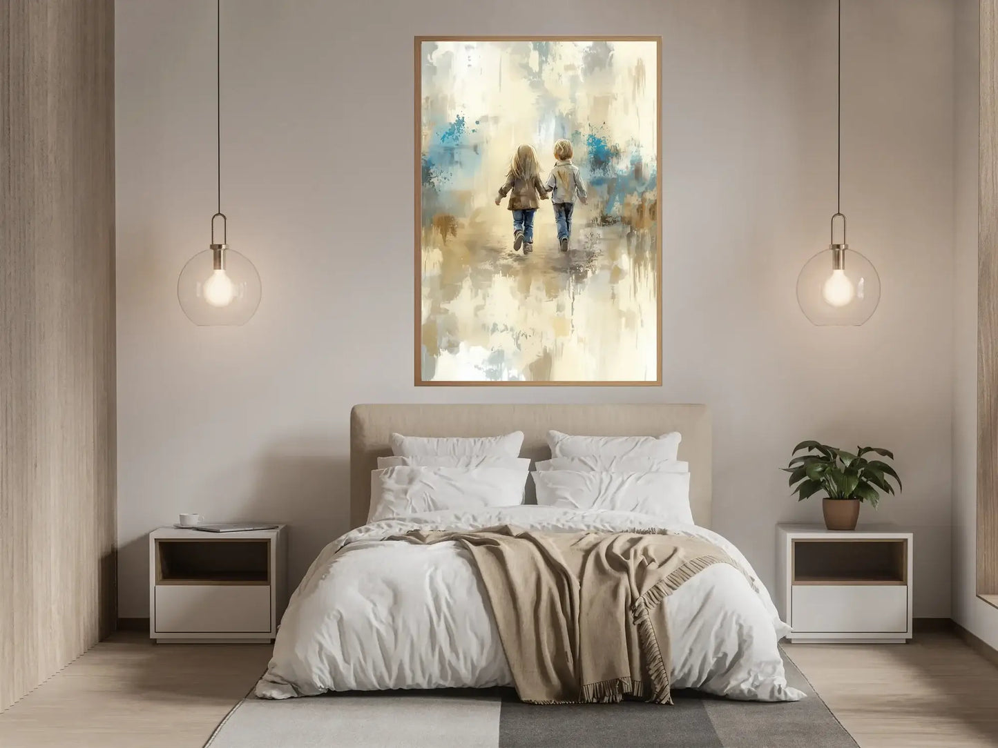 To små venner – moderne veggkunst | KBentz.no