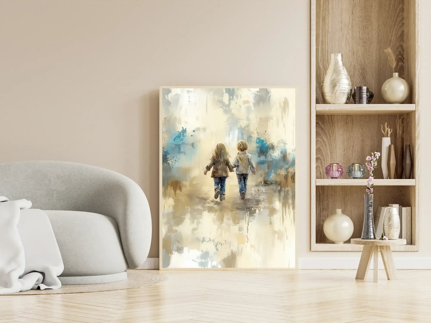 To små venner – moderne veggkunst | KBentz.no