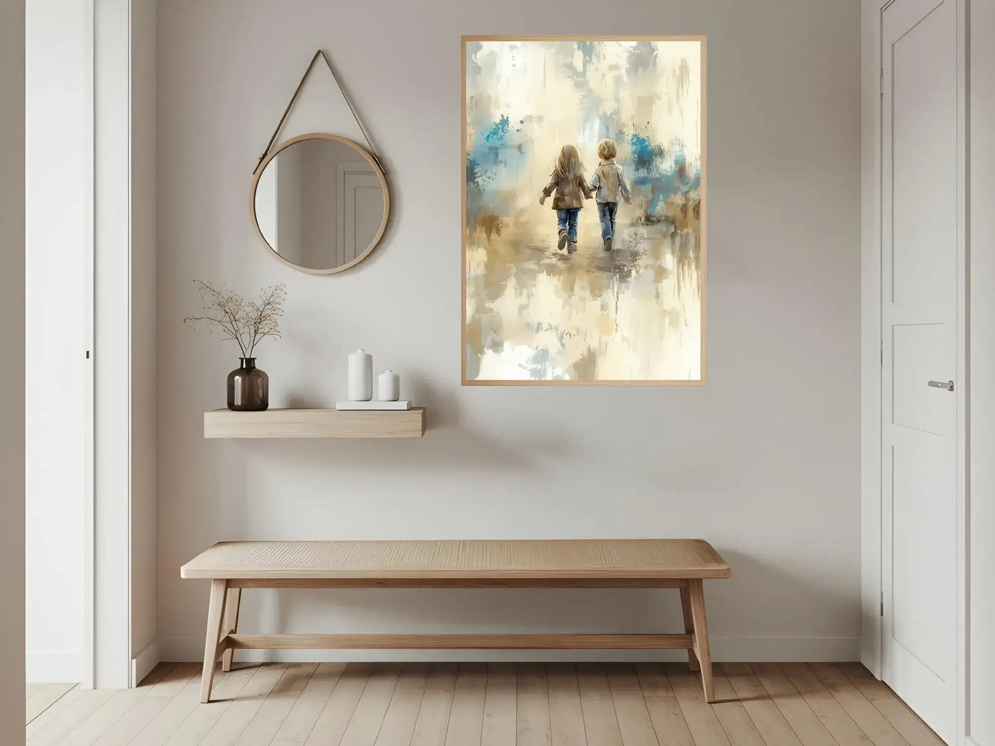 To små venner – moderne veggkunst | KBentz.no