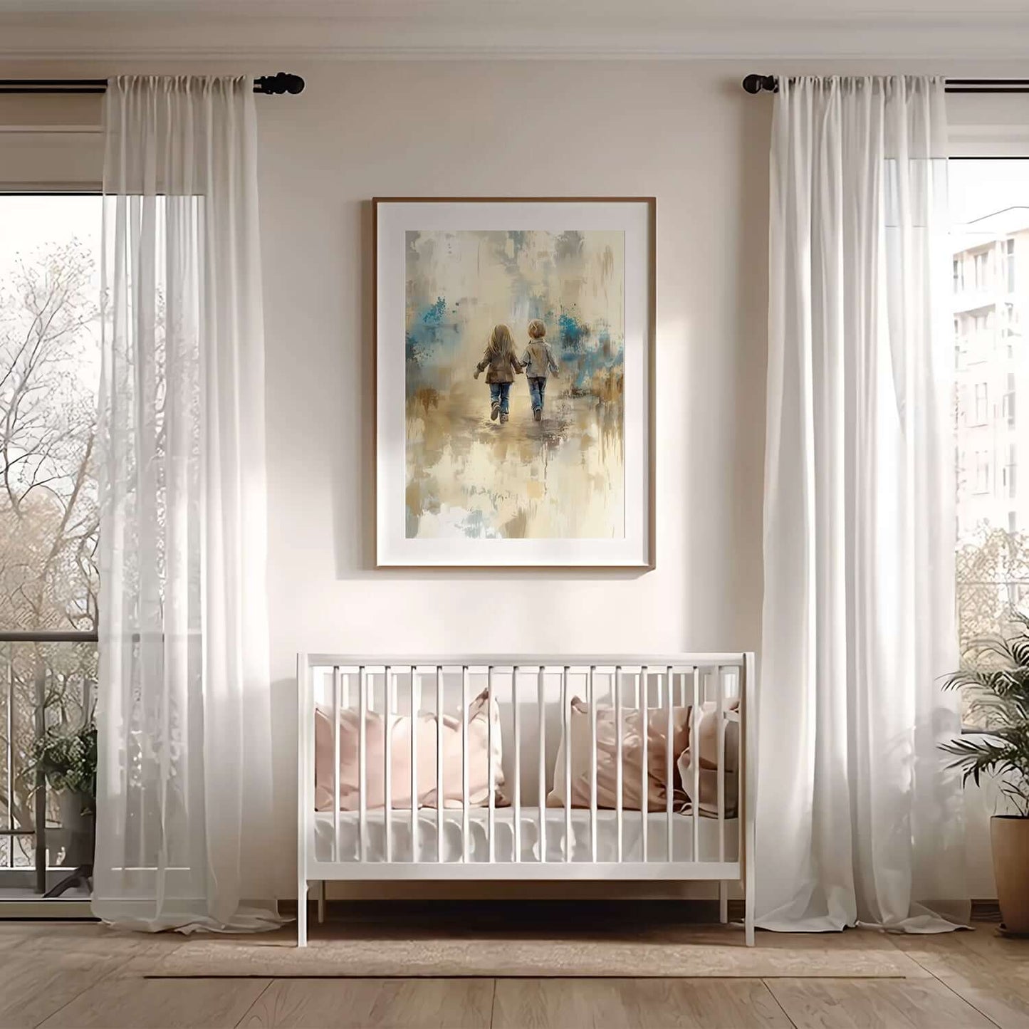 To små venner – moderne veggkunst | KBentz.no