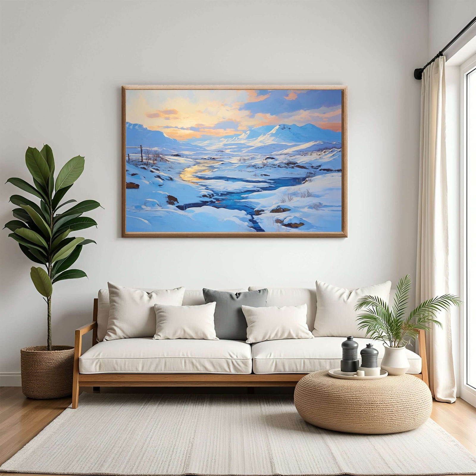 Vinterlys over Elven