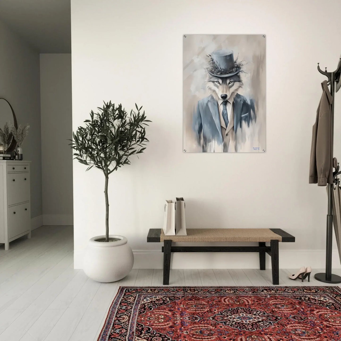 Ulv med stil - KBentz.no – moderne veggkunst | KBentz.no