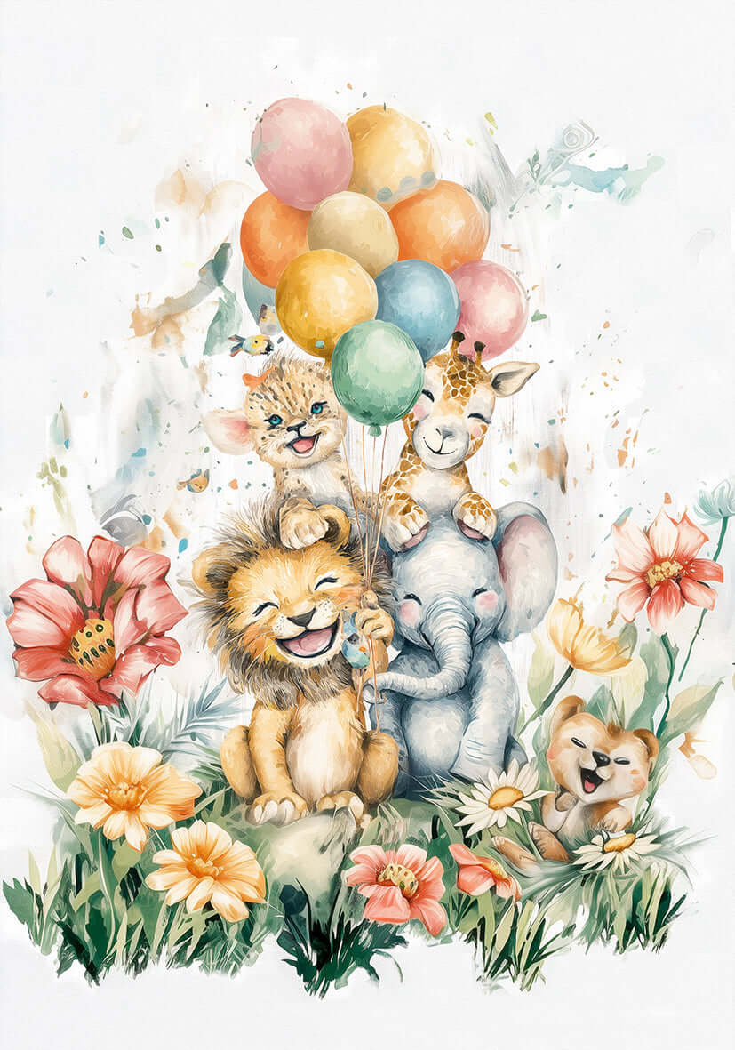 Ballongbukett og Blomster