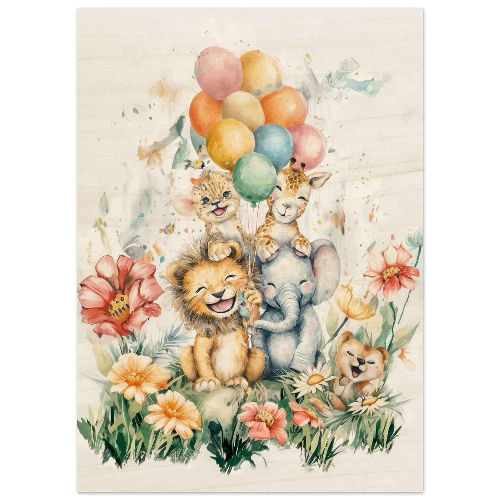 Ballongbukett og Blomster