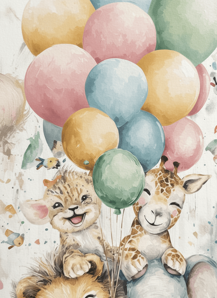 Ballongfest i Skogen